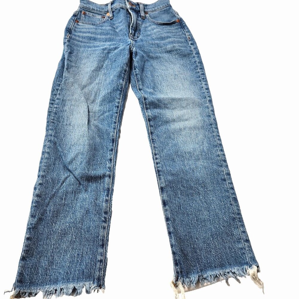 Madewell Women's Size 23 Petite The Perfect Vintage Jean Raw Hem